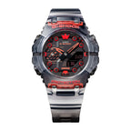 GA-B001G Reloj G-Shock Hombre Resina Negro Rojo Bluetooth - Detalle de esfera