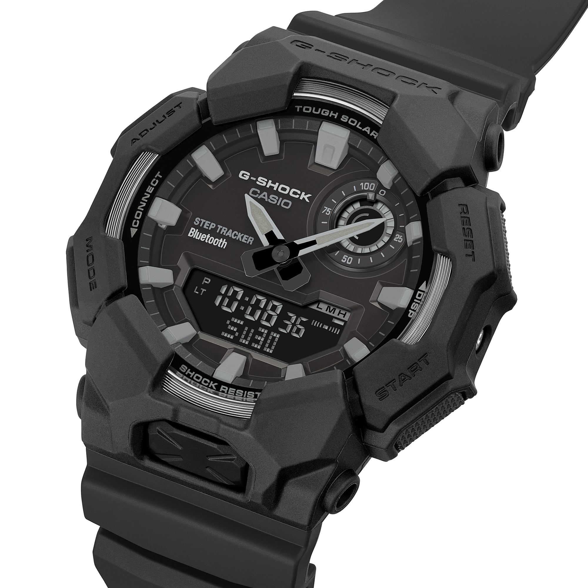 GA-B010 Reloj G-Shock Hombre Resina Negra - Detalle de esfera