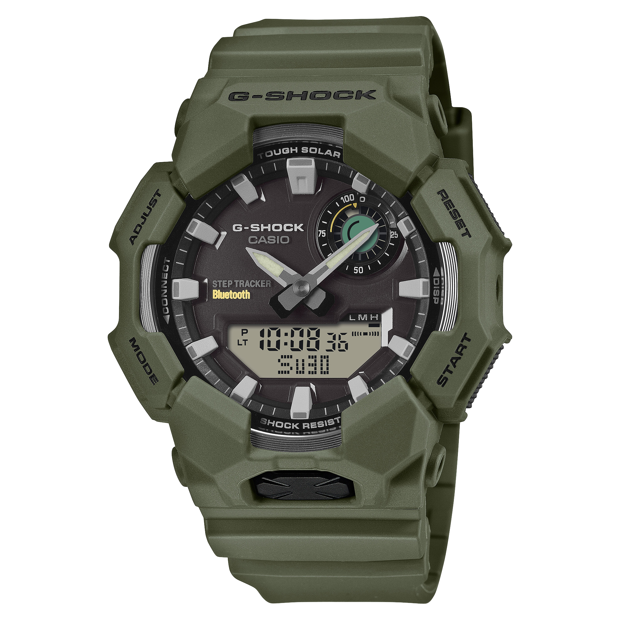 GA-B010 Reloj G-Shock Hombre Resina Verde Militar - Reloj original en Guatemala