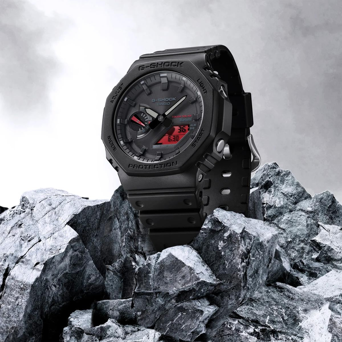 GA-B2100BBR Reloj G-Shock Bluetooth Hombre Resina Negro - Vista trasera