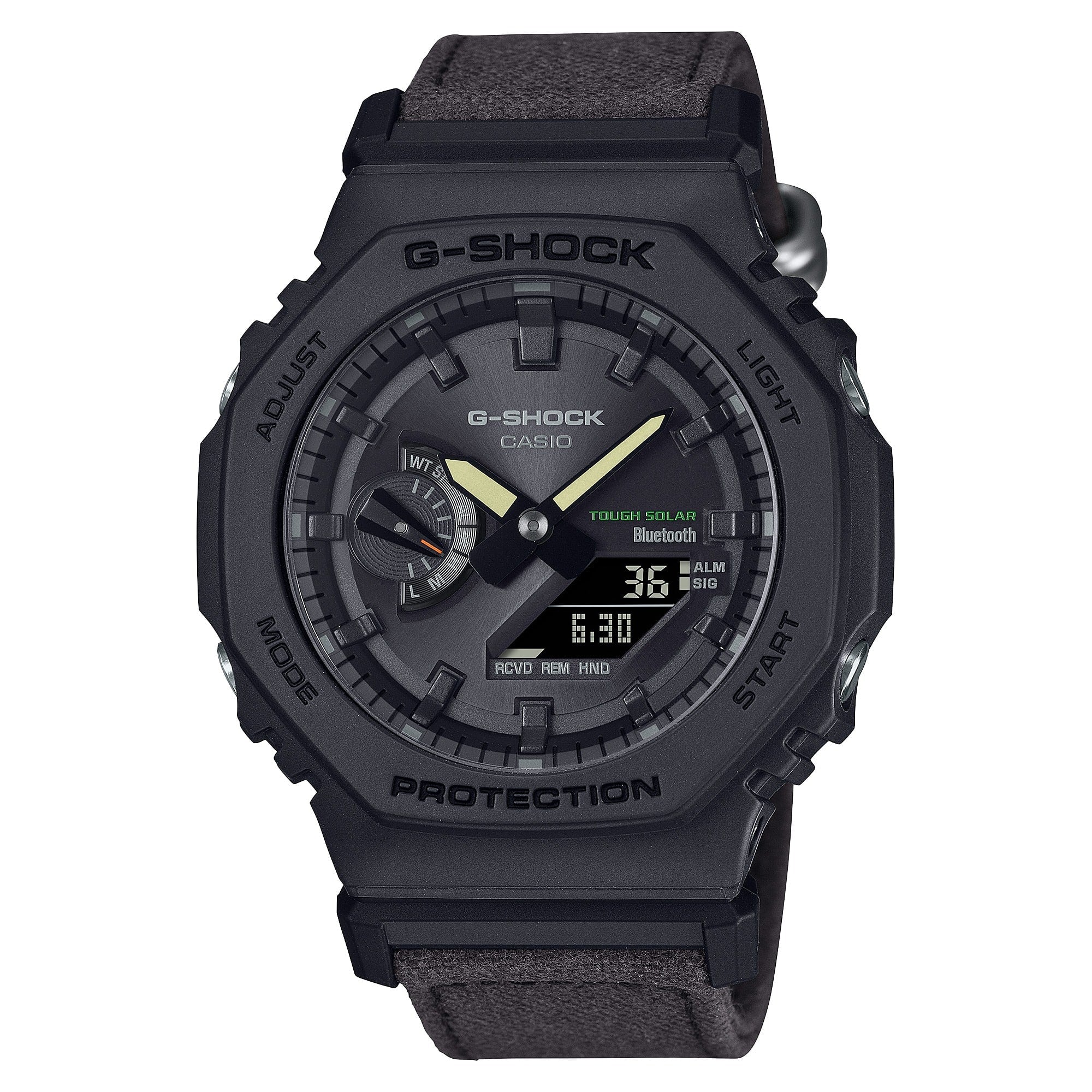 GA-B2100CT Reloj G-Shock Hombre Correa Tejido Gris Oscuro - Reloj original en Guatemala