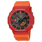 GA-B2100DF Reloj G-Shock Hombre Resina Rojo y Naranja - Reloj original en Guatemala