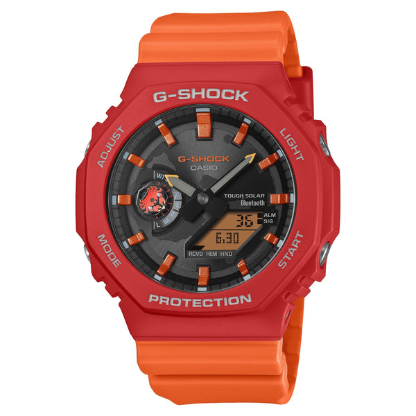 GA-B2100DF Reloj G-Shock Hombre Resina Rojo y Naranja - Reloj original en Guatemala