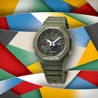 GA-B2100FC Reloj G-Shock GA-B2100 Hombre Resina Verde Militar - Vista 5