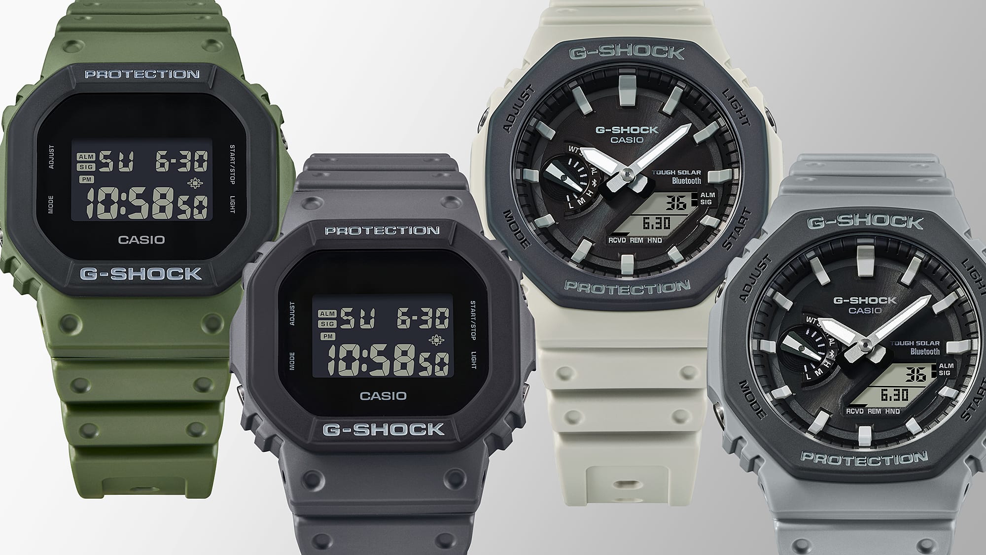 GA-B2100LUU Reloj G-Shock GA-B2100 Hombre Resina Gris Claro - Vista 5