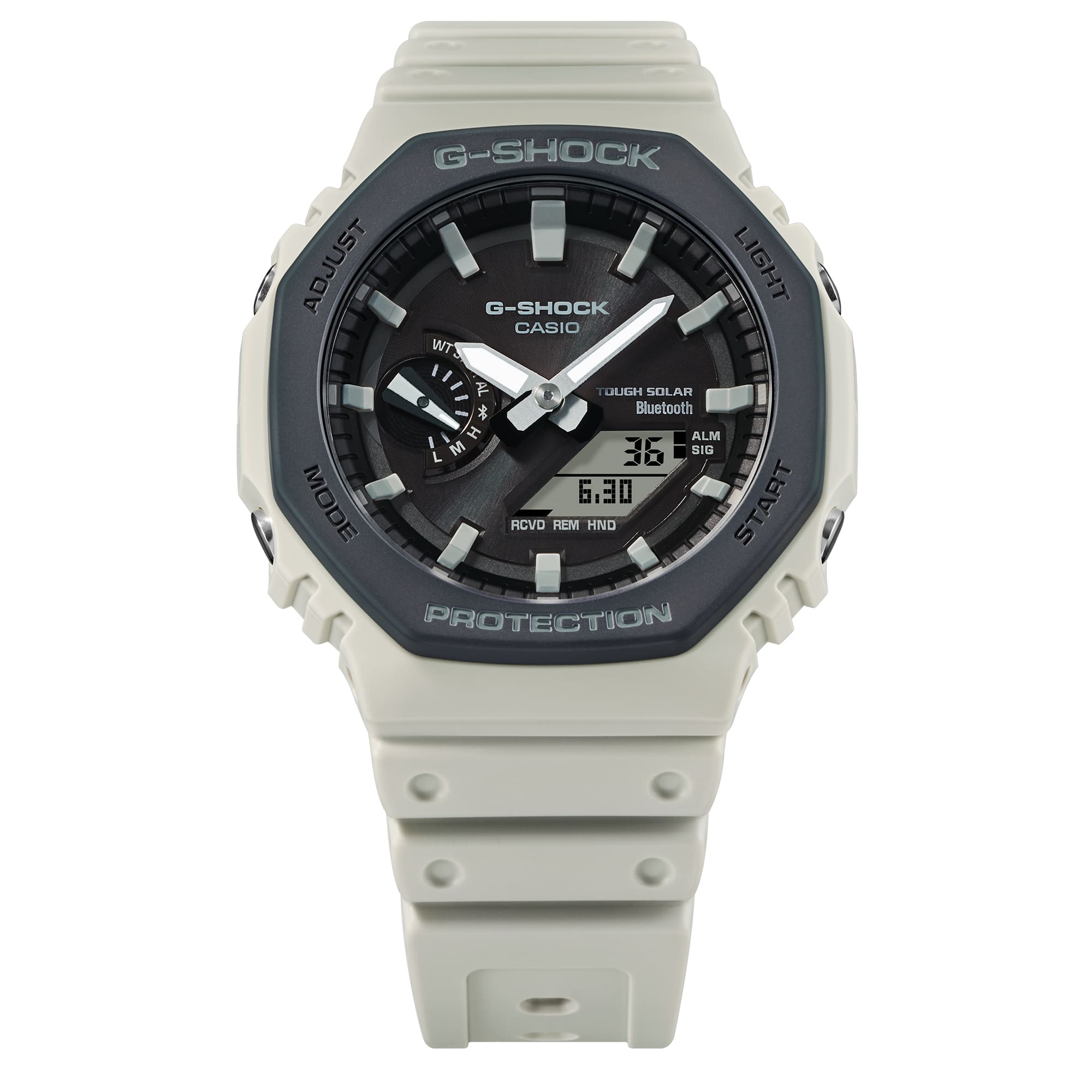 GA-B2100LUU Reloj G-Shock GA-B2100 Hombre Resina Gris Claro - Vista trasera