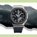 GA-B2100LUU Reloj G-Shock GA-B2100 Hombre Resina Gris Claro - Detalle de esfera