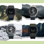 GA-B2100LUU Reloj G-Shock GA-B2100 Hombre Resina Gris Claro - Vista lateral