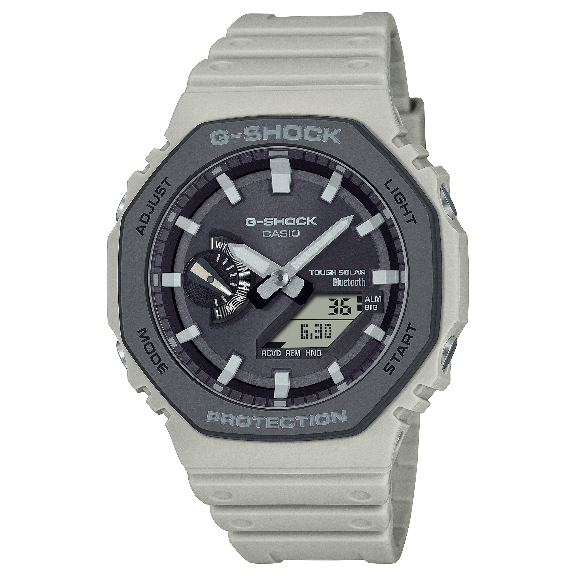GA-B2100LUU Reloj G-Shock GA-B2100 Hombre Resina Gris Claro - Reloj original en Guatemala