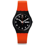 RED Reloj Swatch Originals Gent Unisex Correa Resina Naranja - Reloj original en Guatemala