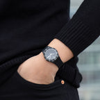 Reloj Swatch Over Black de hombre banda de resina 34 mm - Vista trasera