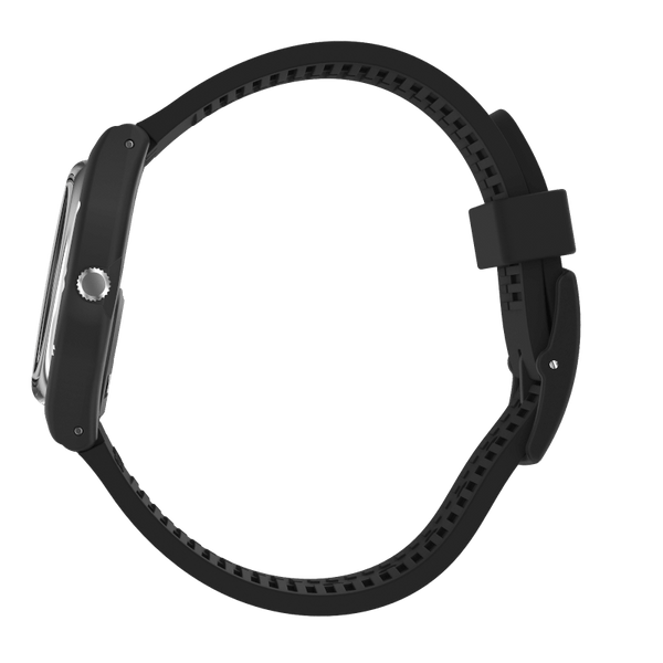 Reloj Swatch Over Black de hombre banda de resina 34 mm - Vista lateral