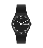 Reloj Swatch Over Black de hombre banda de resina 34 mm - Reloj original en Guatemala