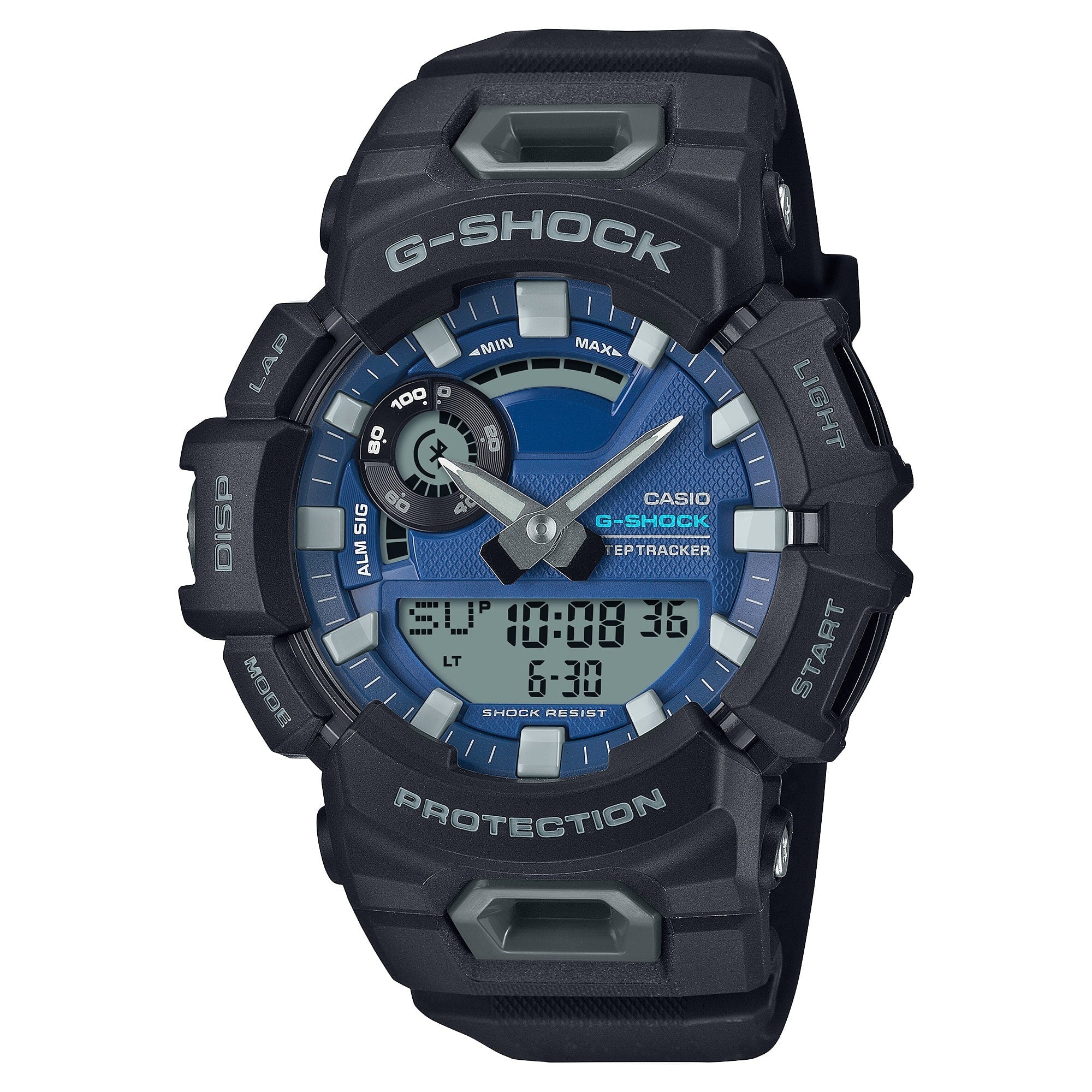 900CB Reloj G-Shock Hombre Resina Negro Esfera Azul - Reloj original en Guatemala