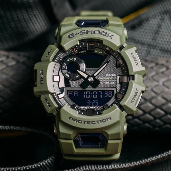 900UU Reloj G-Shock TEPTRACKER Hombre Resina Verde - Vista lateral