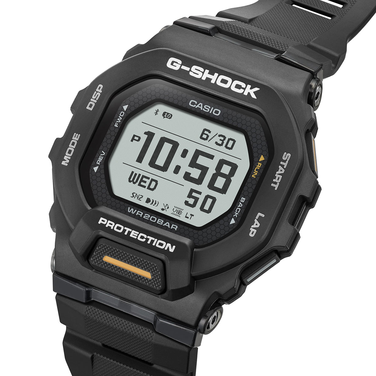 GBD-200-1A1 Reloj G-Shock de hombre correa de resina negra