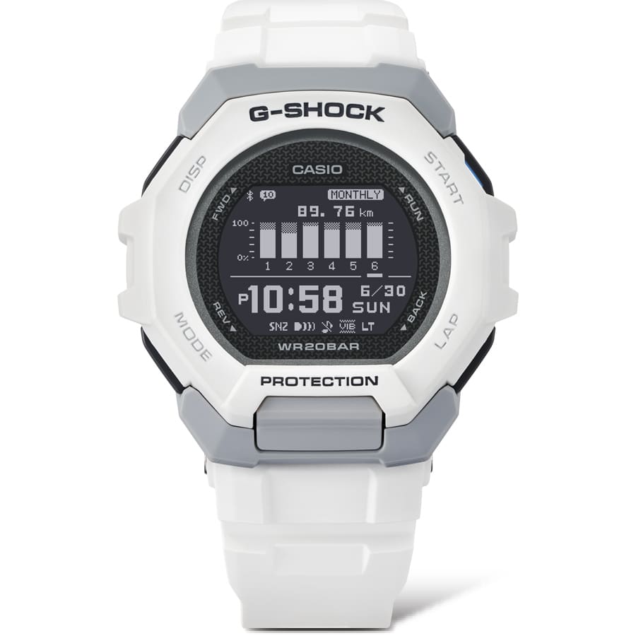 GBD-300-7 G-Shock para hombre pulsera de caucho con bluetooth