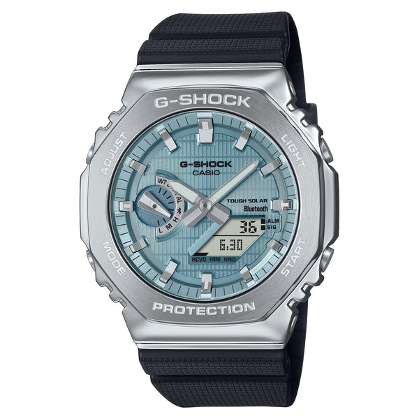 2100A Reloj G-Shock Hombre Acero Esfera Azul Claro - Reloj original en Guatemala