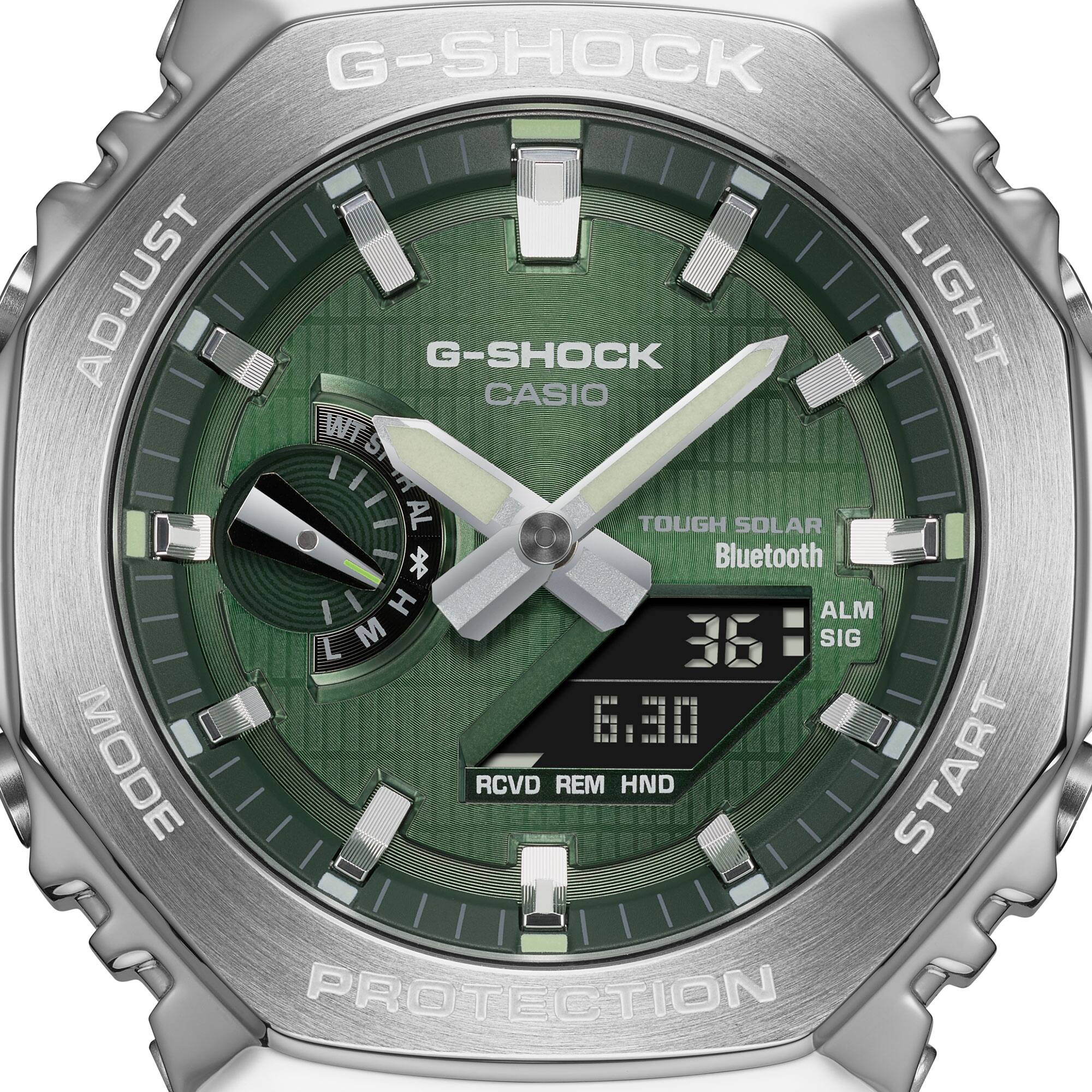 2100A Reloj G-Shock Hombre Caja Acero Esfera Verde - Vista 5