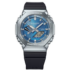 2100A-2B Reloj G-Shock de hombre correa de silicona - Vista lateral