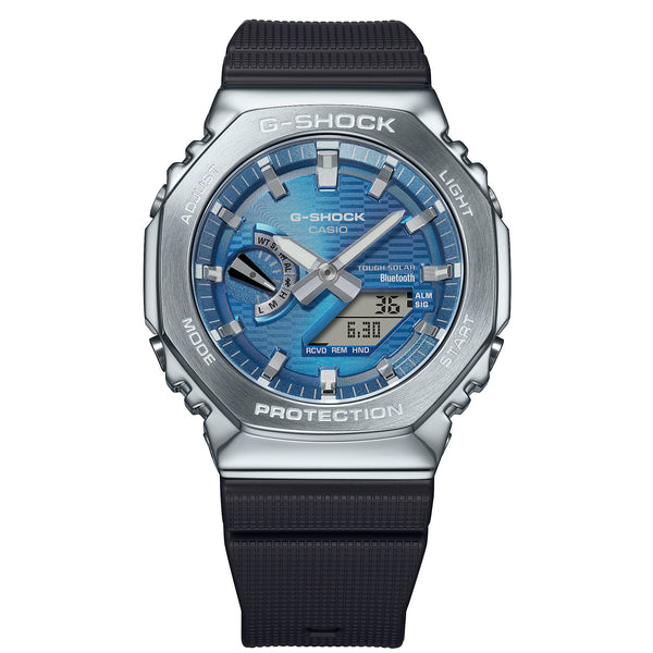 2100A-2B Reloj G-Shock de hombre correa de silicona - Vista lateral