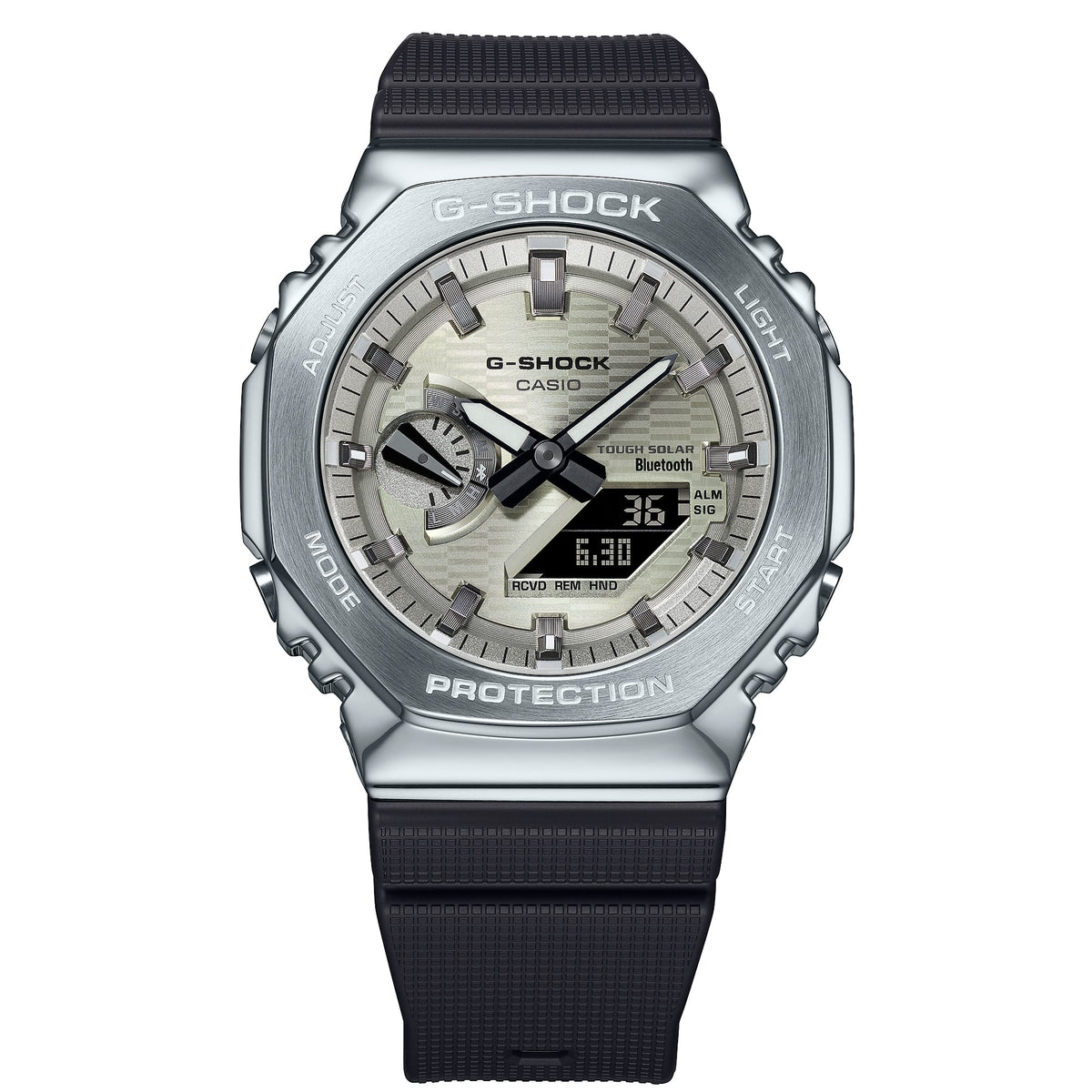 GBM-2100A-8B Reloj G-Shock de hombre correa de caucho - Resina Negro — imagen 2 de 3