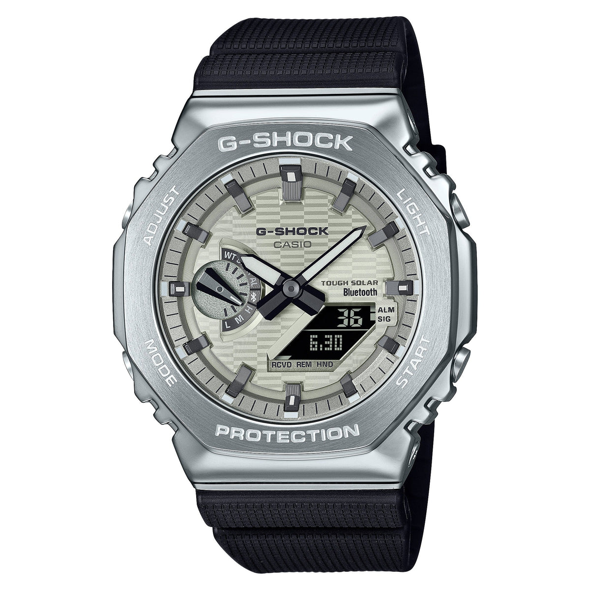 GBM-2100A-8B Reloj G-Shock de hombre correa de caucho - Resina Negro — original con garantía, La Relojería GT