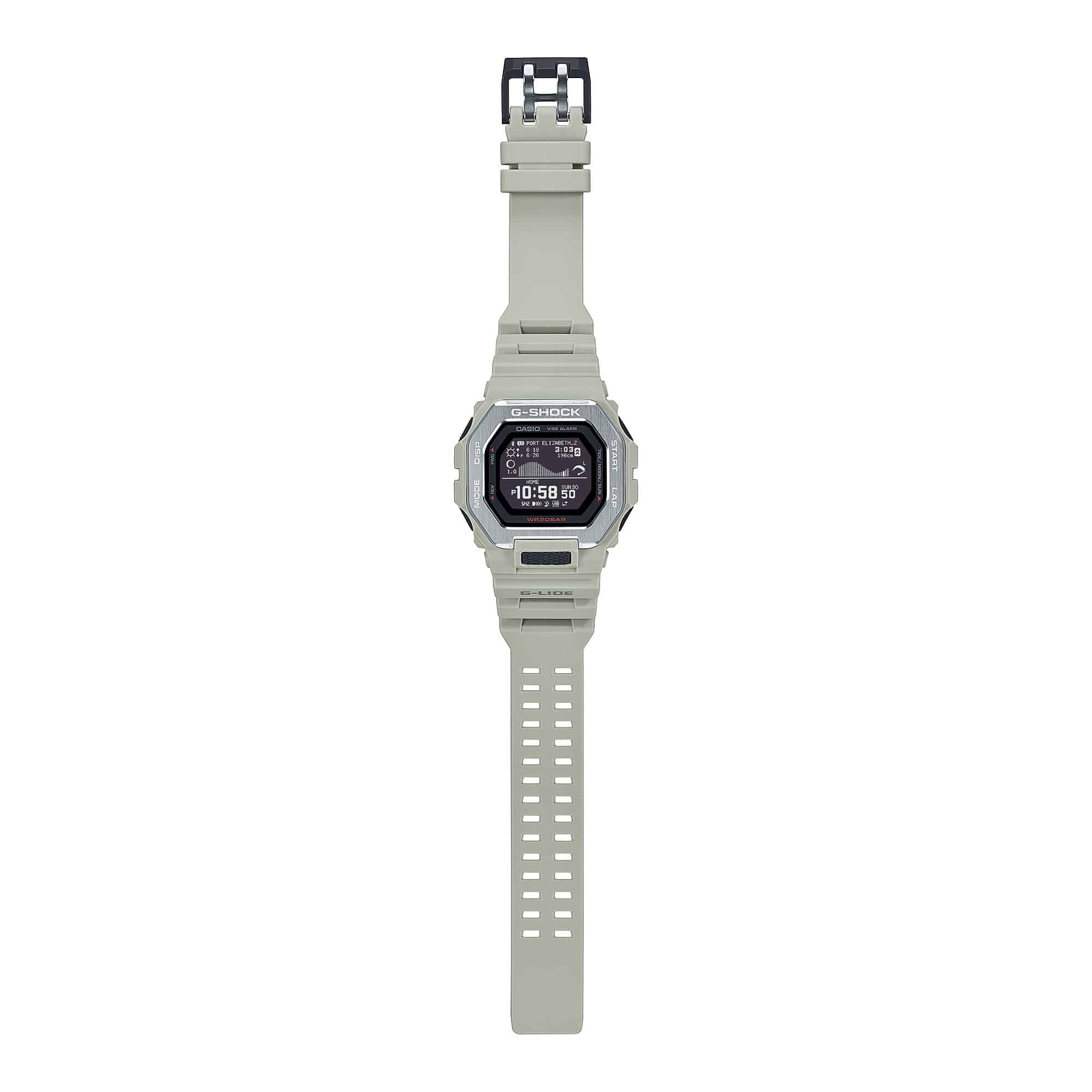 100 Reloj G-Shock G-LIDE Hombre Resina Greige - Vista lateral
