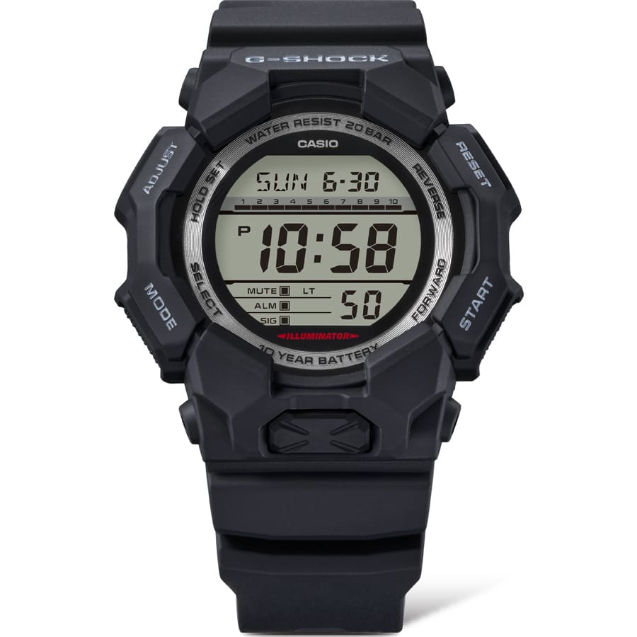GD-010-1 Reloj G-Shock Hombre Resina Negro - Vista trasera