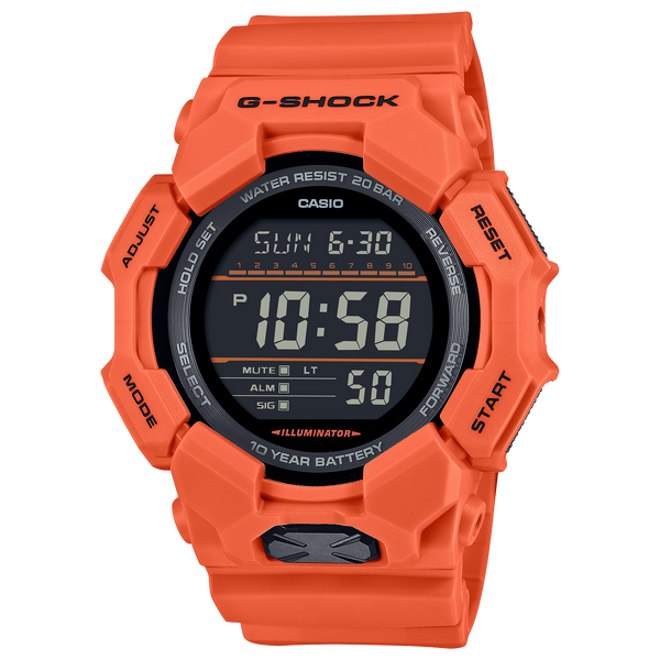 GD-010-4 Reloj G-Shock Hombre Resina Naranja - Reloj original en Guatemala