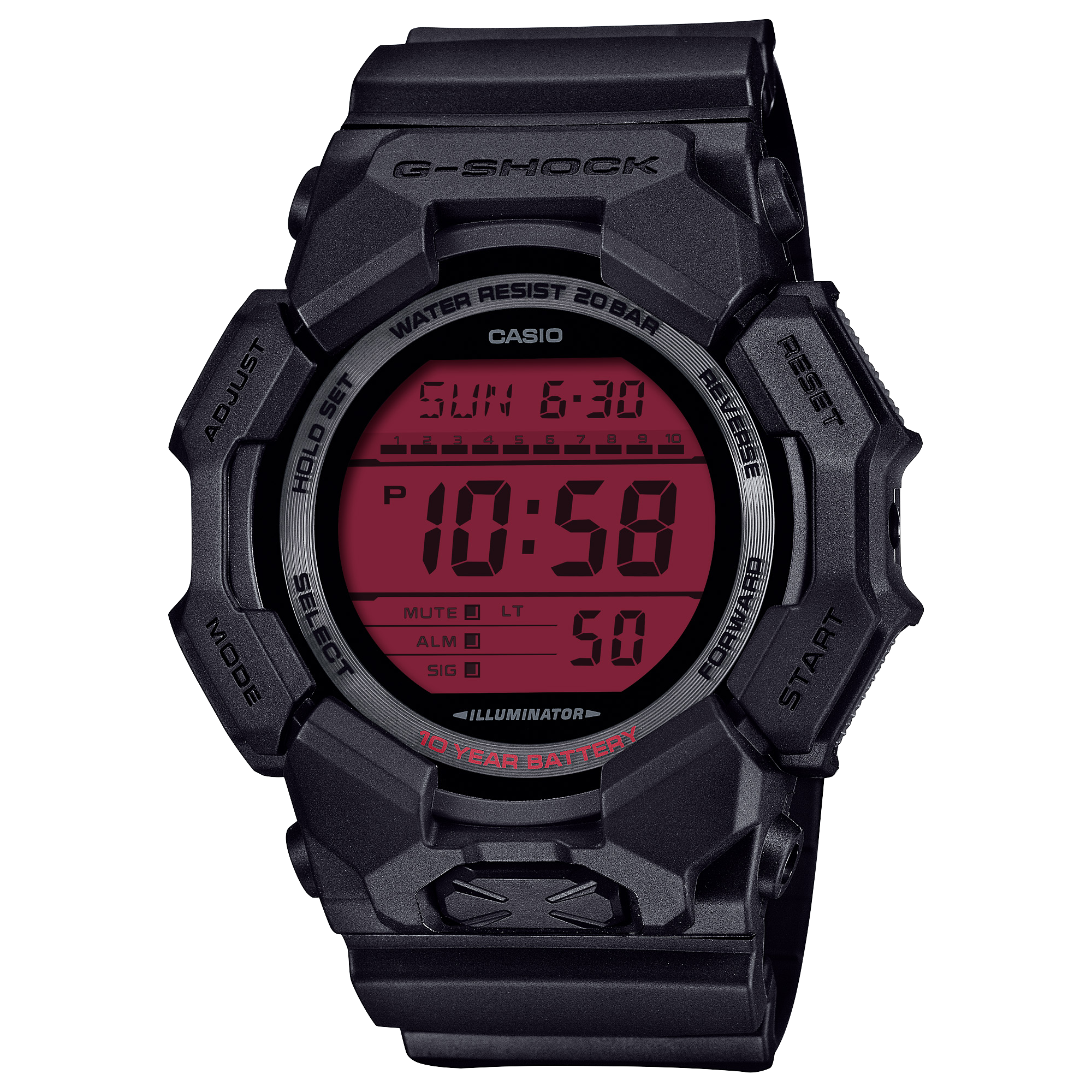 GD-010BBR-1 Reloj G-Shock de hombre pulsera de resina