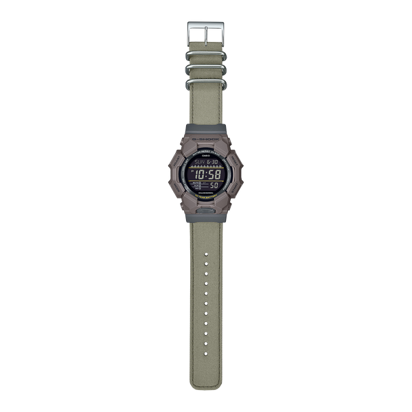 GD-010CE Reloj G-Shock Hombre Correa de Tela Marrón - Vista lateral