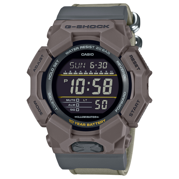 GD-010CE Reloj G-Shock Hombre Correa de Tela Marrón - Reloj original en Guatemala