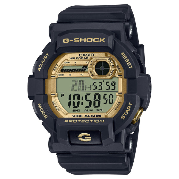 GD-350GB Reloj G-Shock Hombre Resina Negro y Dorado - Reloj original en Guatemala