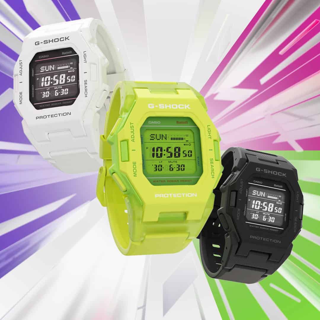 GD-B500 Reloj G-Shock Digital Bluetooth Hombre Resina - Detalle de esfera