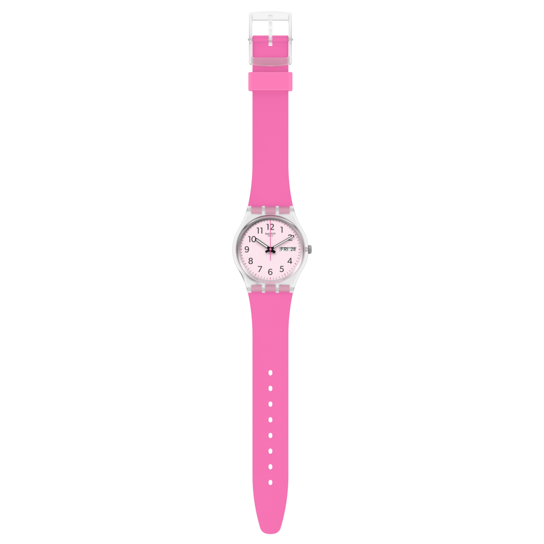 Reloj Swatch Rinse Repeat Pink Mujer Silicona Rosa - Vista 5