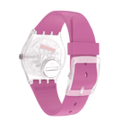 Reloj Swatch Rinse Repeat Pink Mujer Silicona Rosa - Vista trasera