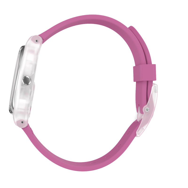 Reloj Swatch Rinse Repeat Pink Mujer Silicona Rosa - Detalle de esfera