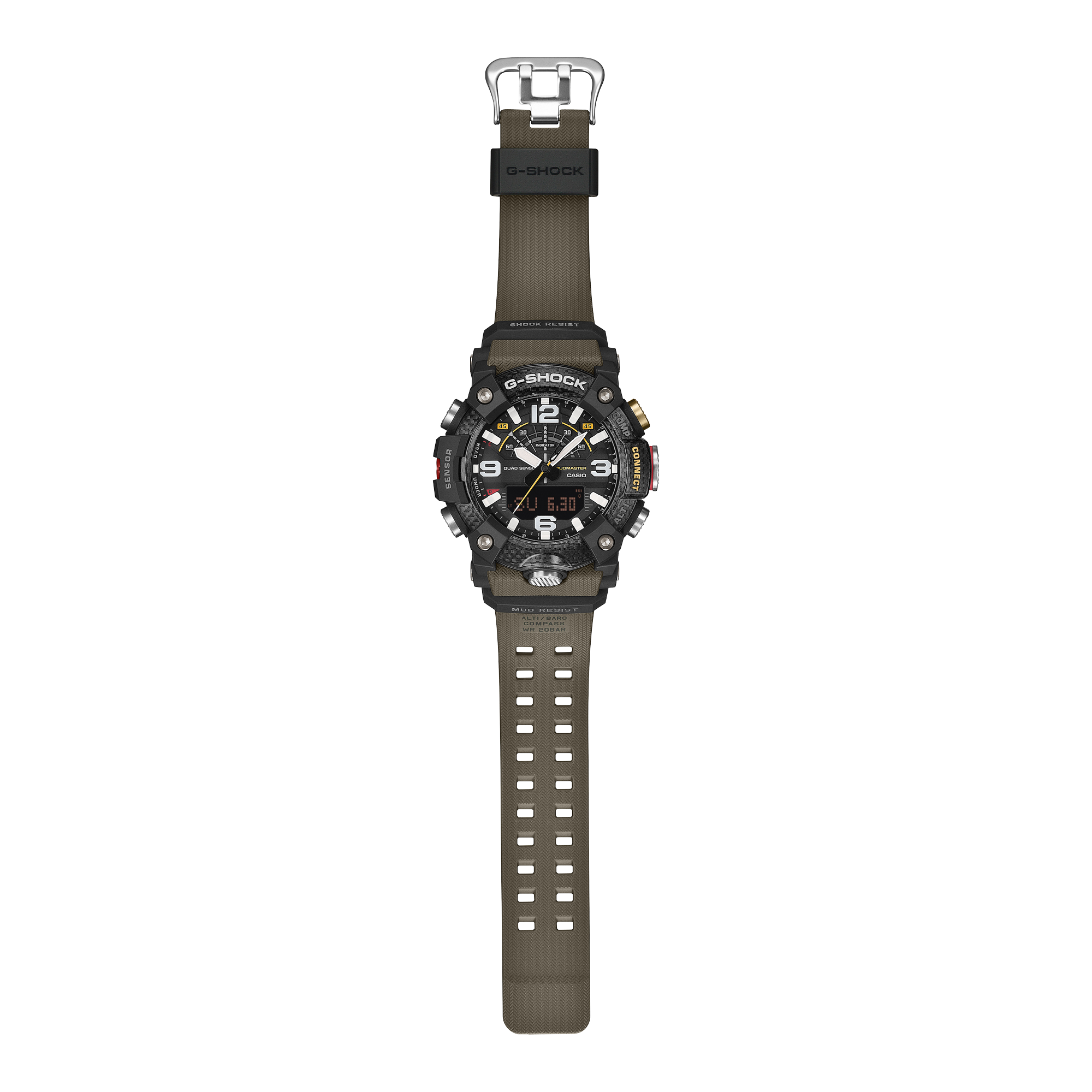 GG-B100X-1A3 Reloj G-Shock mudmaster Master of G de hombre correa de silicona - Vista 5