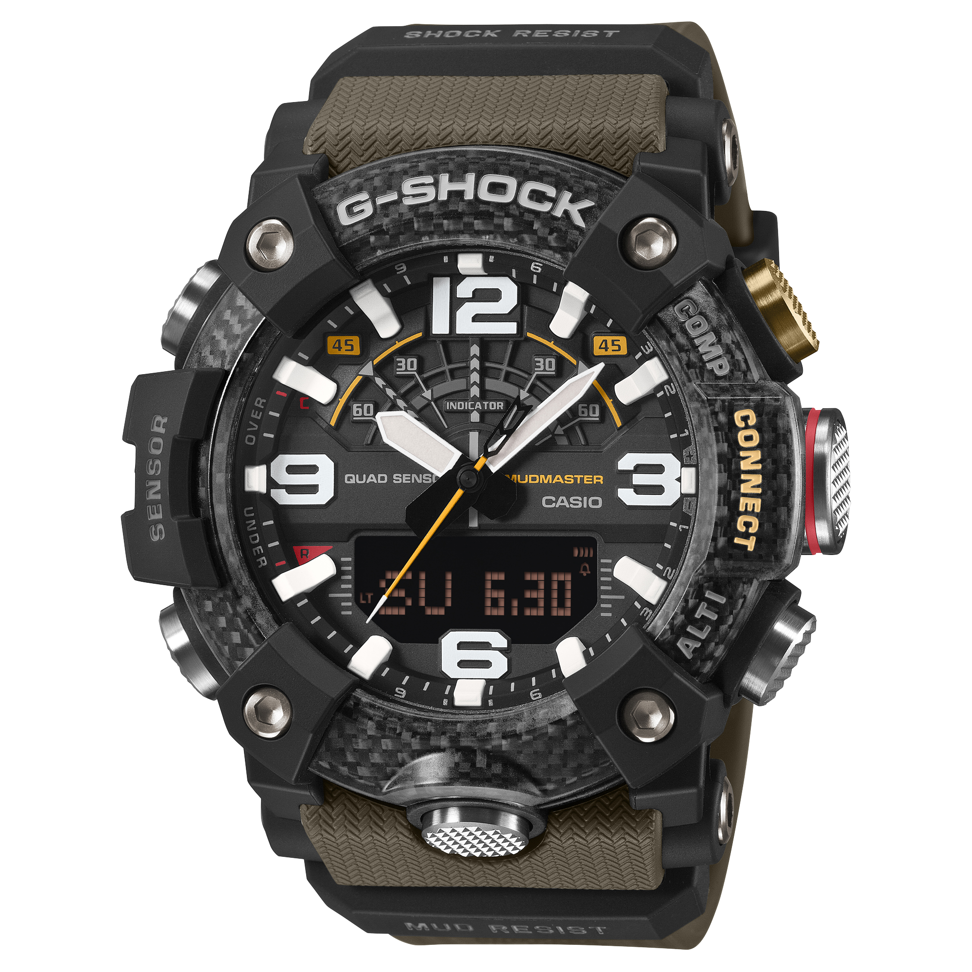 GG-B100X-1A3 Reloj G-Shock mudmaster Master of G de hombre correa de silicona - Reloj original en Guatemala
