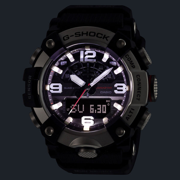 GG-B100X-1A9 Reloj G-Shock Mudmaster master of G de hombre correa de caucho - Vista lateral
