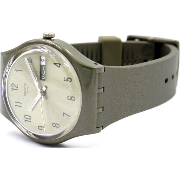 Reloj Swatch Originals Gent Unisex Resina Verde Oliva - Vista lateral
