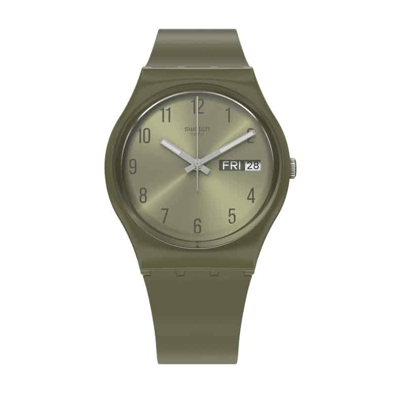 Reloj Swatch Originals Gent Unisex Resina Verde Oliva - Reloj original en Guatemala