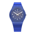 Reloj Swatch Blurry Blue de dama pulsera de caucho - Reloj original en Guatemala