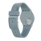 Reloj Swatch Azulbaya Unisex Correa de Resina Gris - Vista trasera