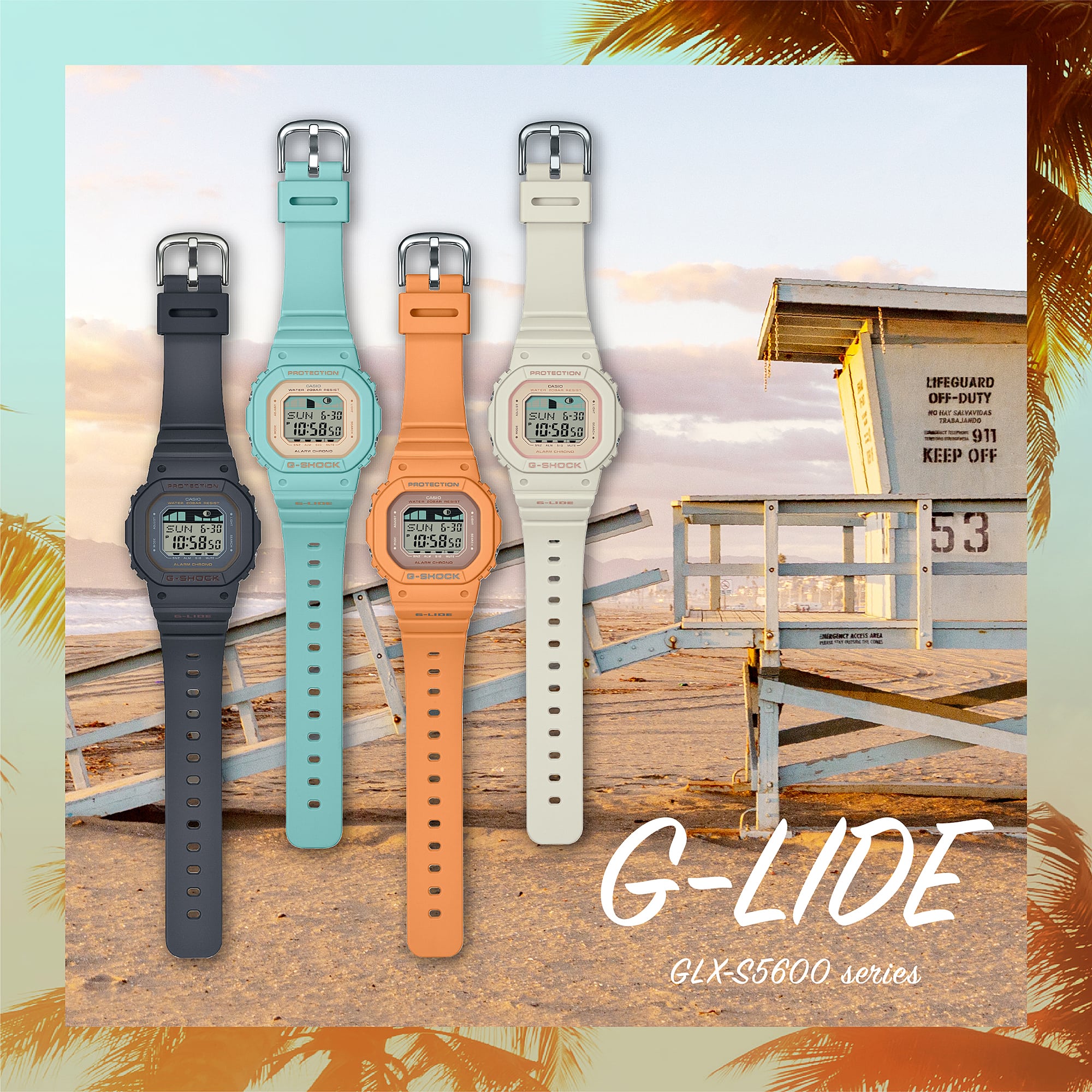 S5600 Reloj G-Shock G-Lide Unisex Resina Naranja - Vista 6