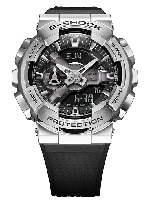 GM-110 Reloj G-Shock Hombre Caja Plateada Correa Resina - Vista 7