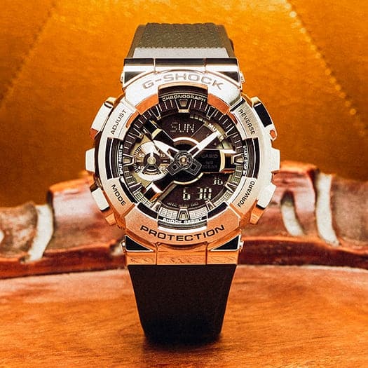 GM-110 Reloj G-Shock Hombre Caja Plateada Correa Resina - Vista 6