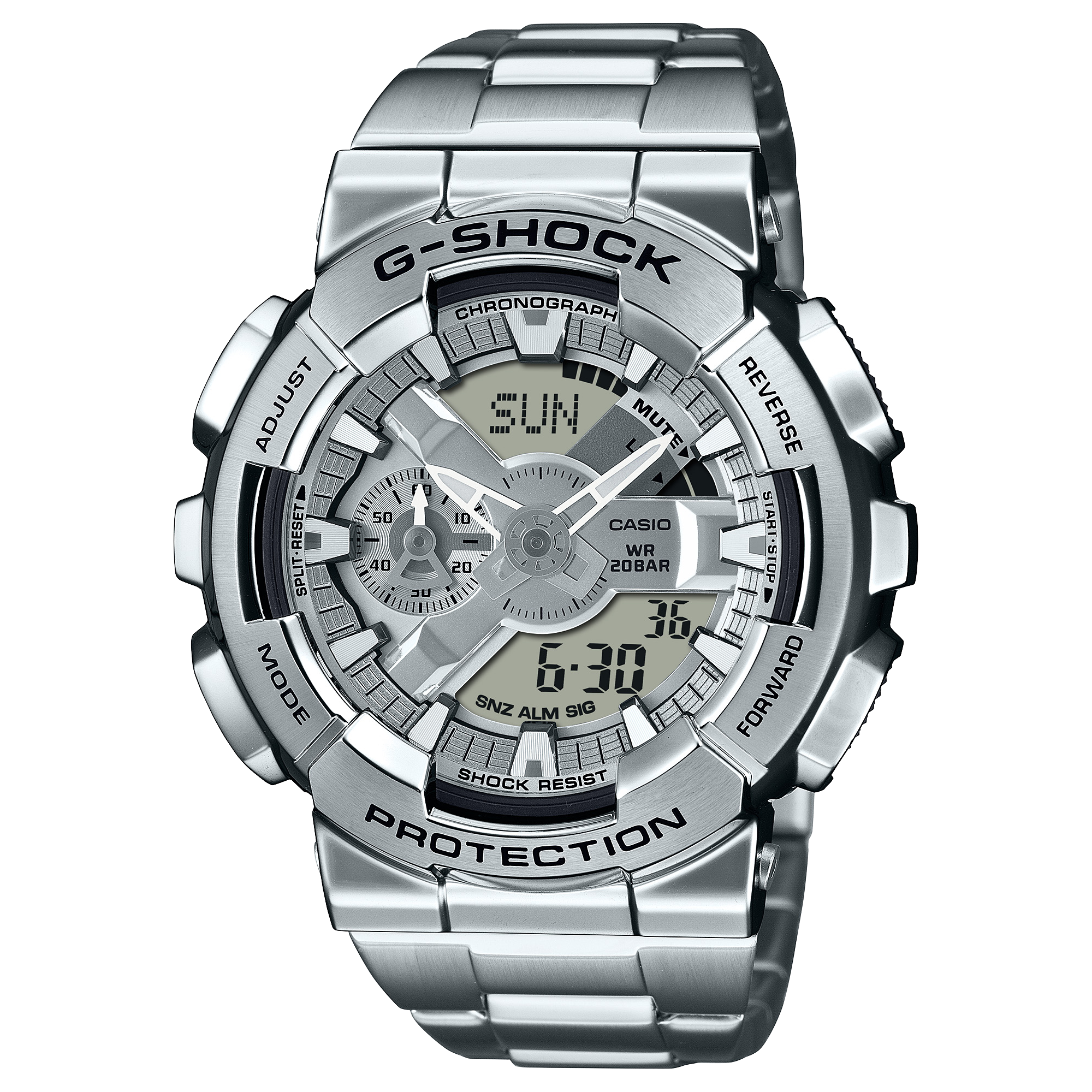 GM-110D-8A Reloj G-Shock de hombre pulsera de metal