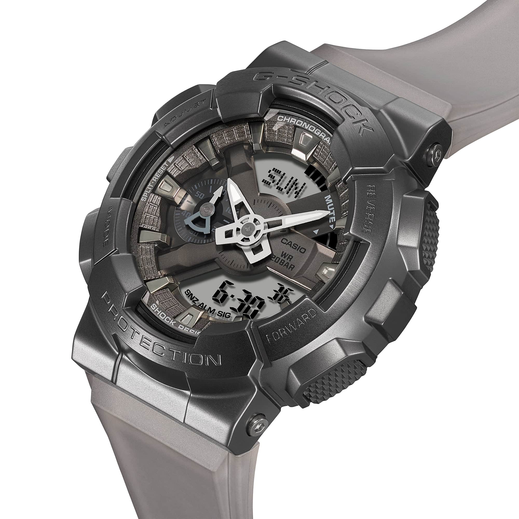 GM-110MF Reloj G-Shock Hombre Correa de Resina Negro y Gris - Vista 7